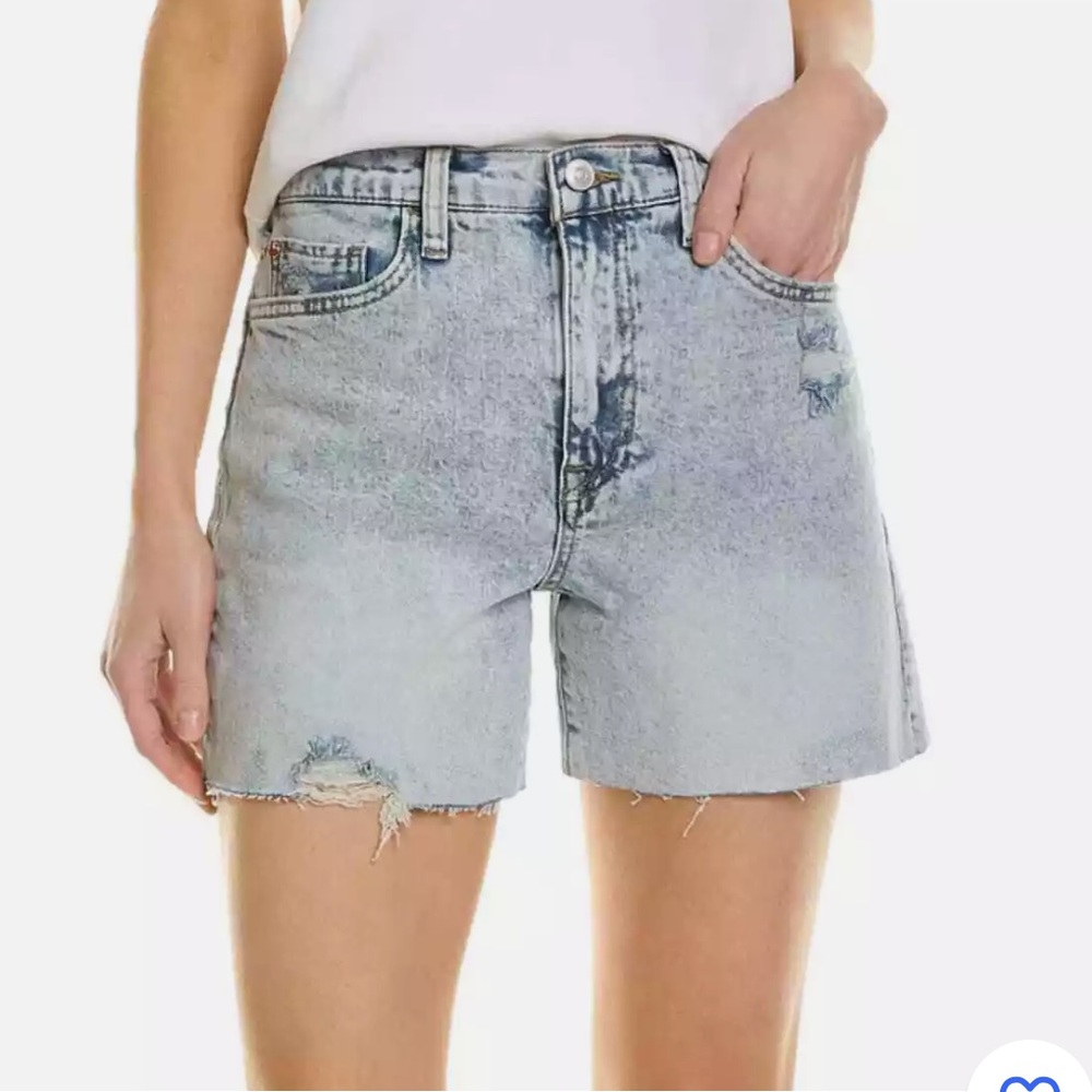 Hudson Women's Kass Morgan High Rise Denim Blue Jean Shorts